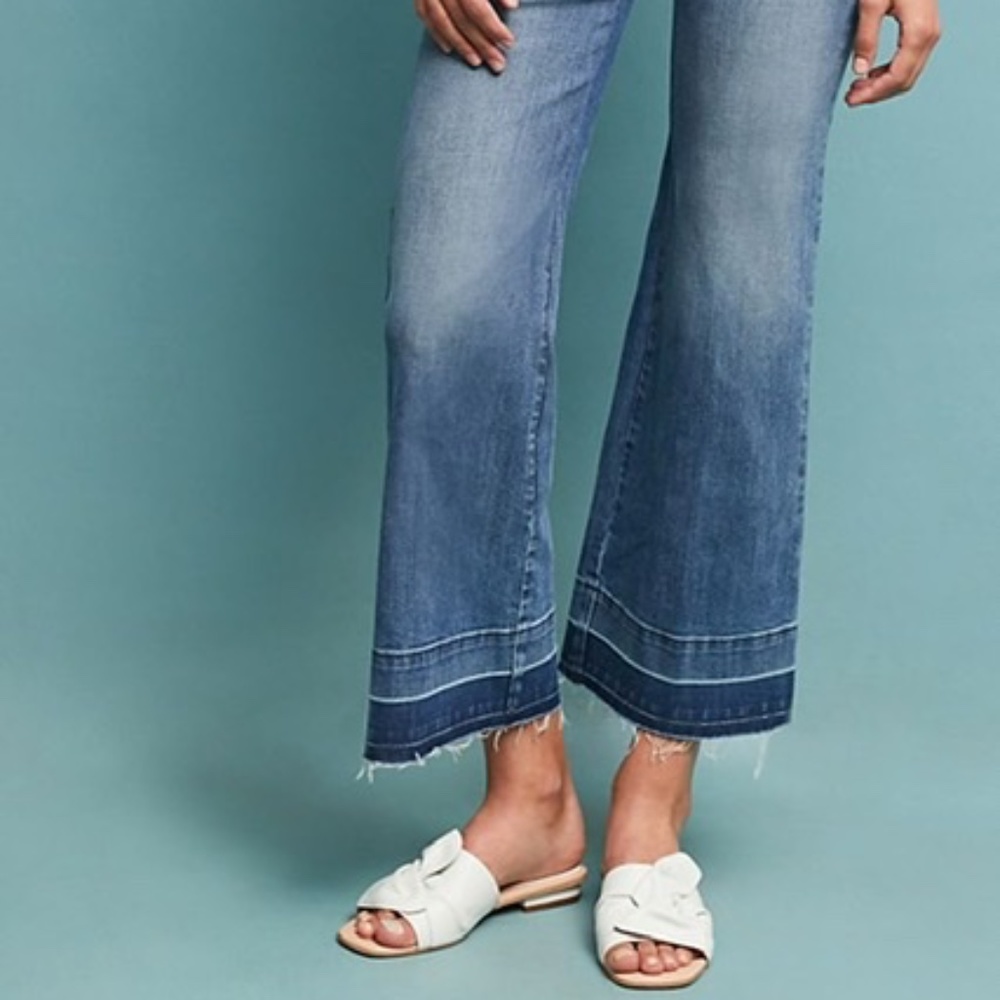 Level 99 Cropped Wide Leg Jean